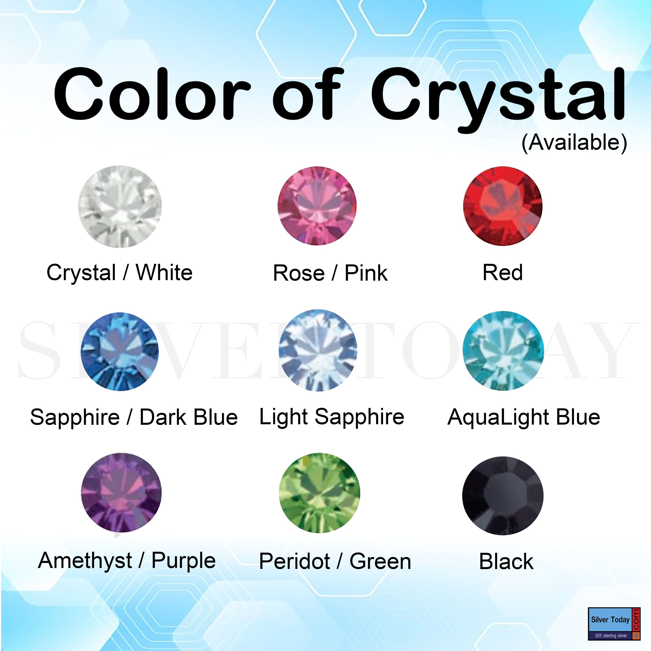 Color of Crystal Color of Crystal