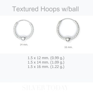 Textured Hoops w/ball