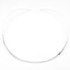 choker, silver