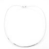 U-shape, Half-round wire, 3 mm Choker