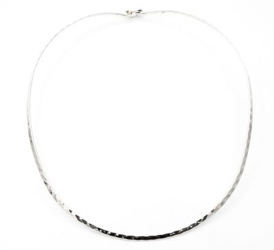 U-Shape, Hammered, Choker 3 mm