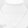 V-Shape Choker, 3 mm, Flat