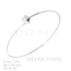 bangle, star, plain 1 mm wire