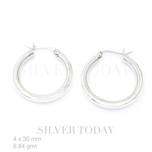 Earring Silver plain