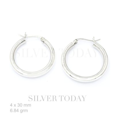 Earring Silver plain