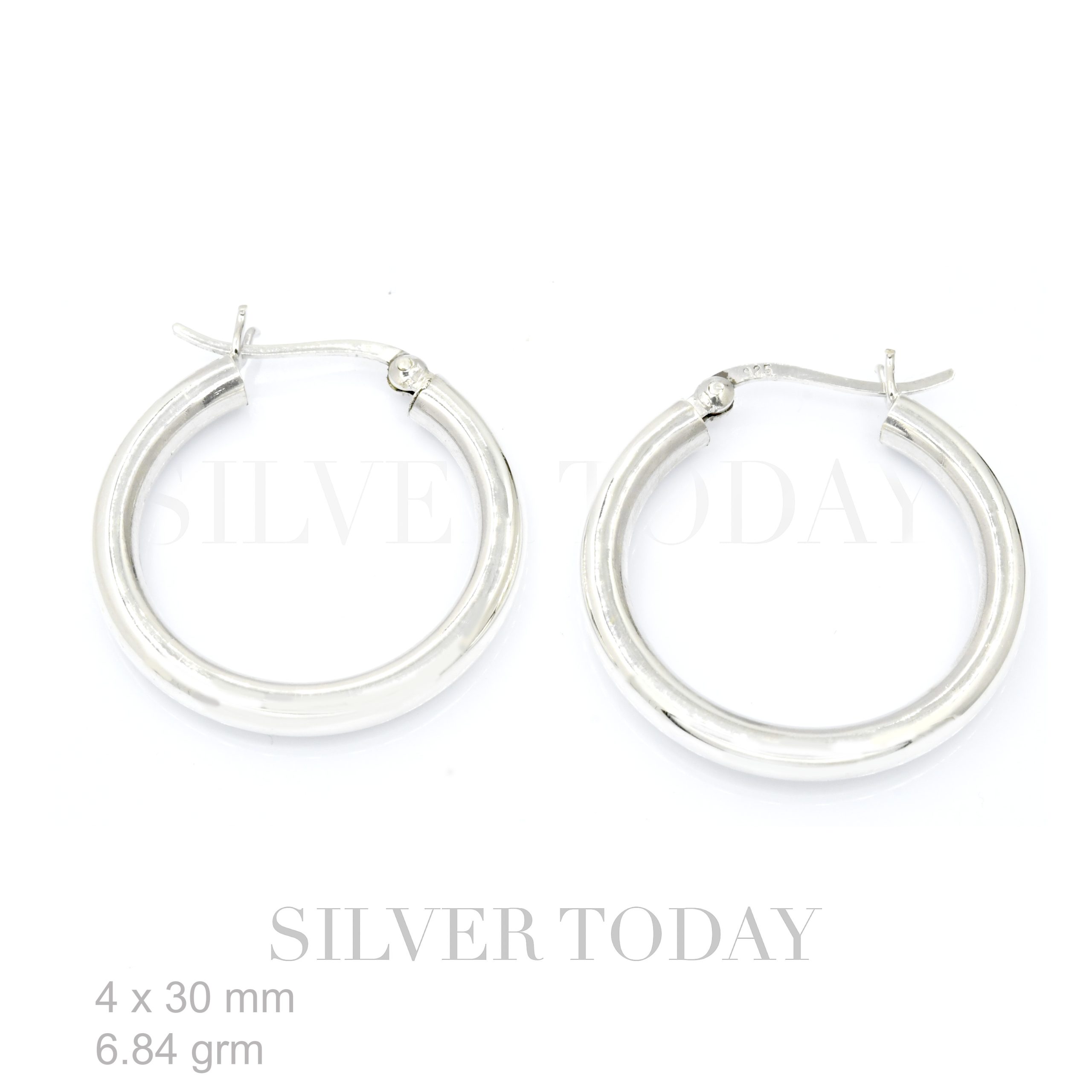 Earring Silver plain