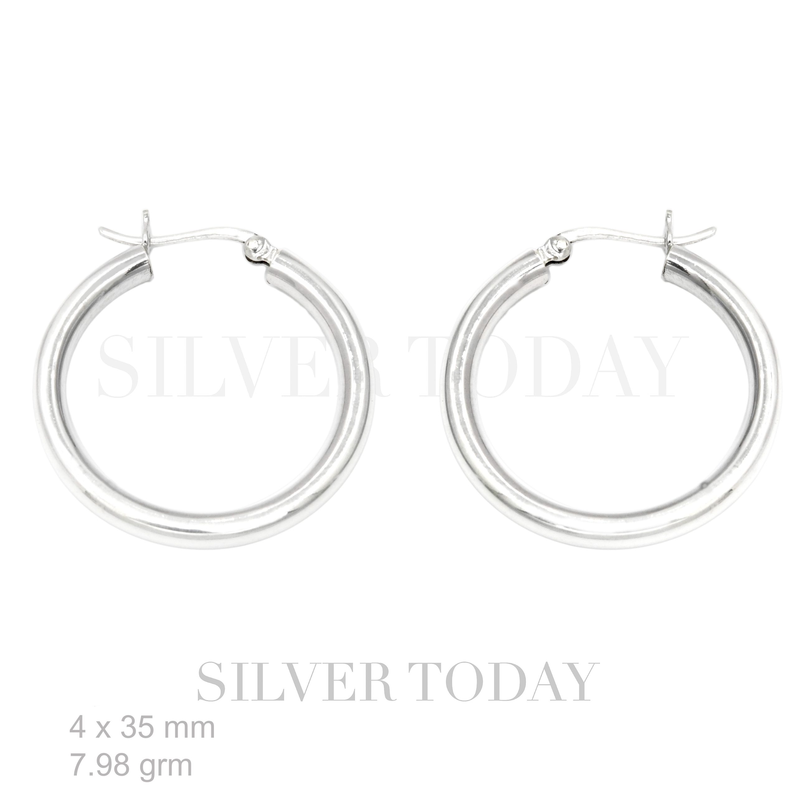 E2P17P0535 Earring Plain cercir style
