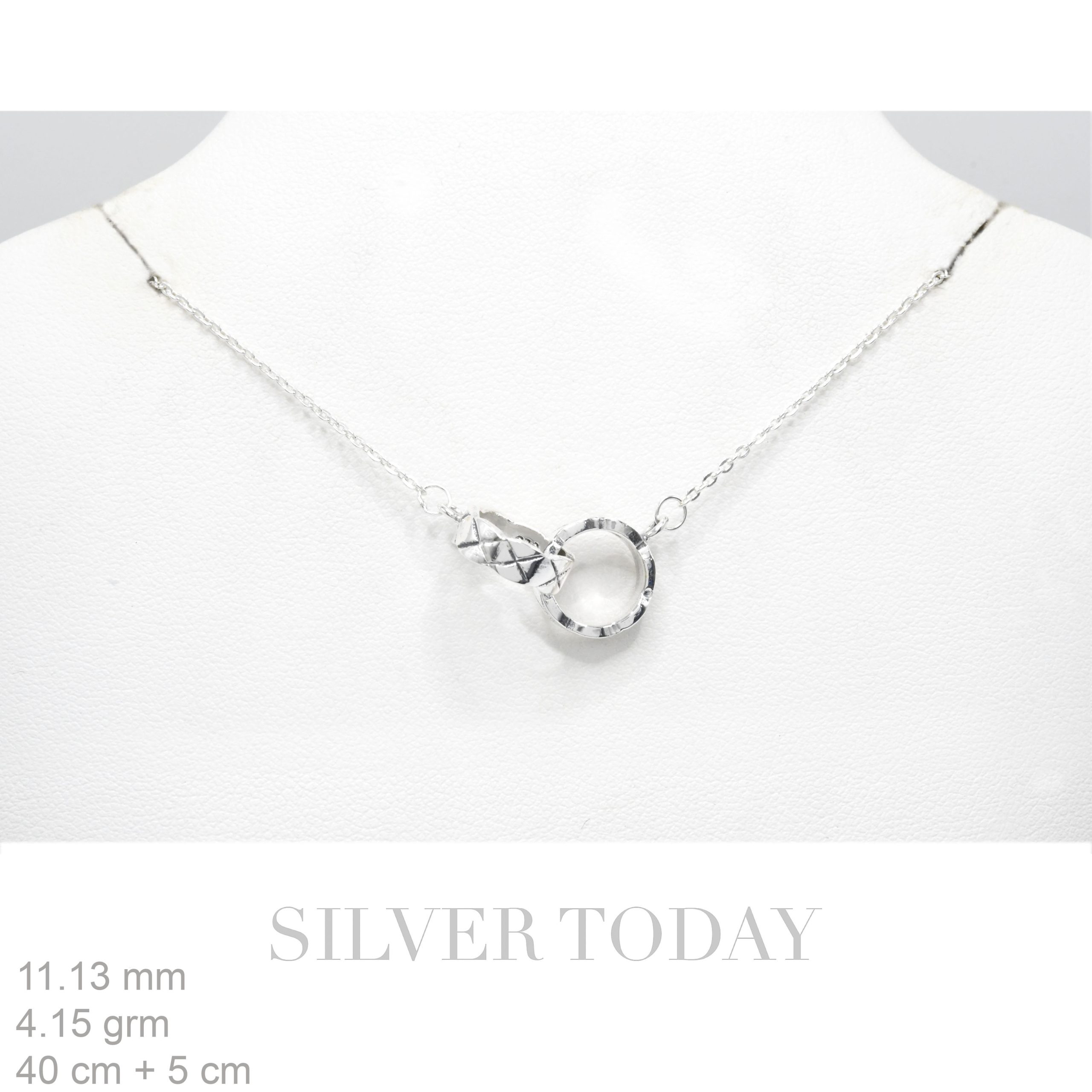 NCP01A1212 Necklace Silver Pendant