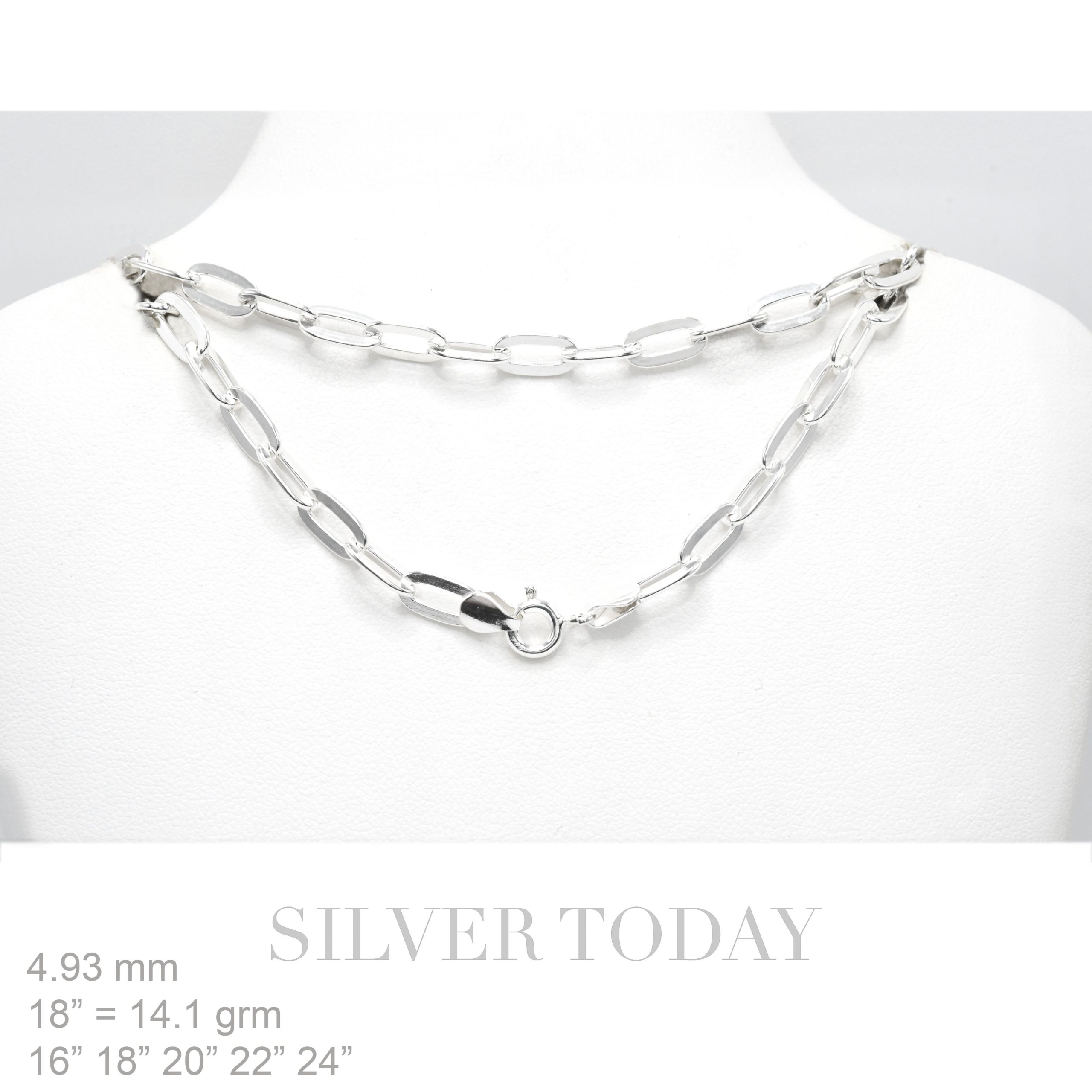 NCP43LHC120W Nacklace Silver