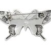 Back PSB04P2310 Butterfly stone Silver