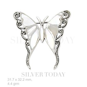 butterfly Pendent Reverse Needle