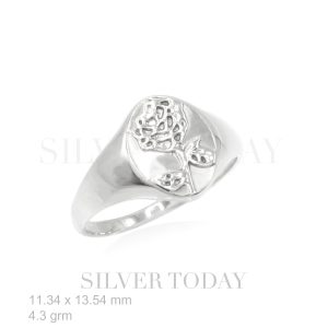 Ring Silver Rose